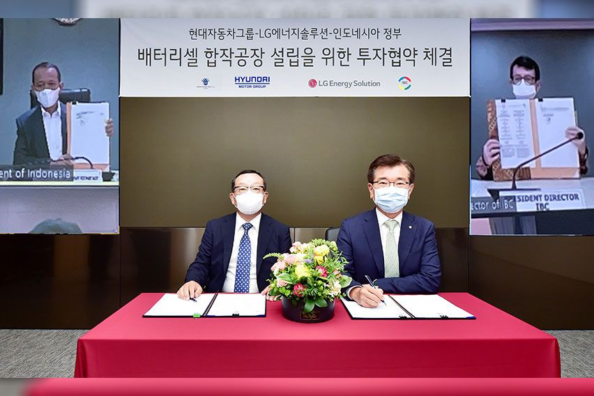 Hyundai and LG Baterai EV