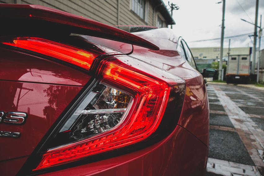 Civic RS Taillamp closeup