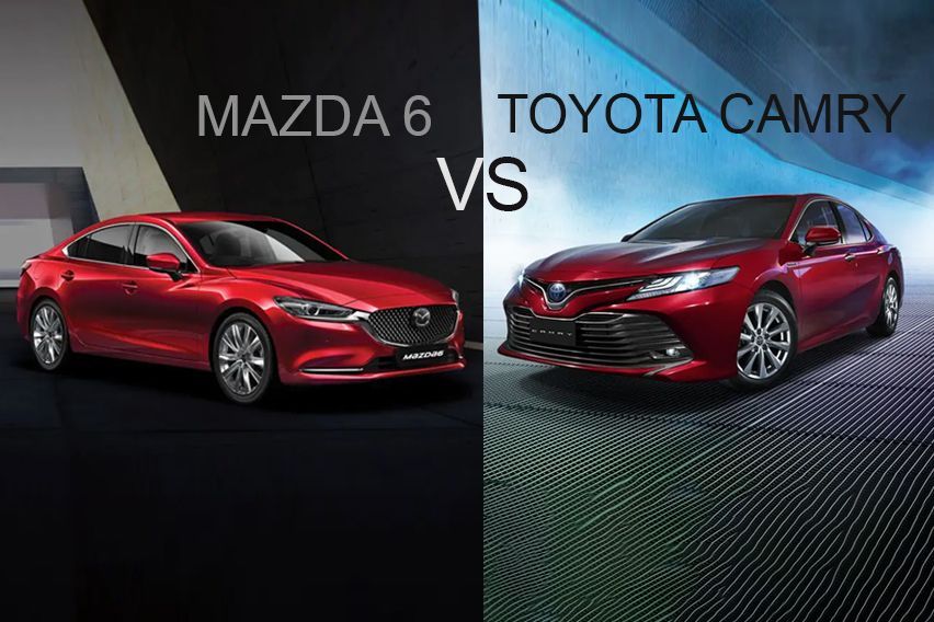  Mazda 6 frente a Toyota Camry