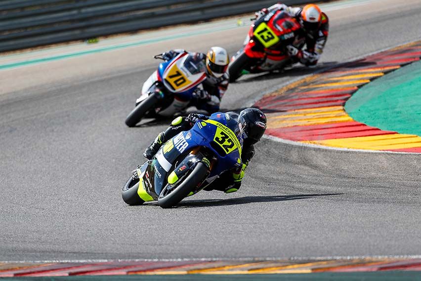 McKinley Kyle Paz at 2021 FIM CEV Moto2 European Championship (Photo from Yamaha)