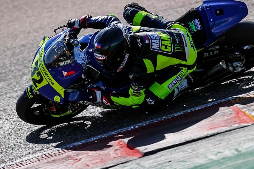 McKinley Kyle Paz at 2021 FIM CEV Moto2 European Championship (Photo from Yamaha)