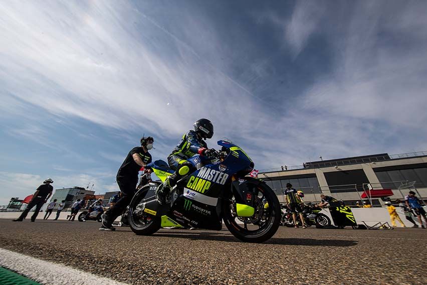 McKinley Kyle Paz at 2021 FIM CEV Moto2 European Championship (Photo from Yamaha)