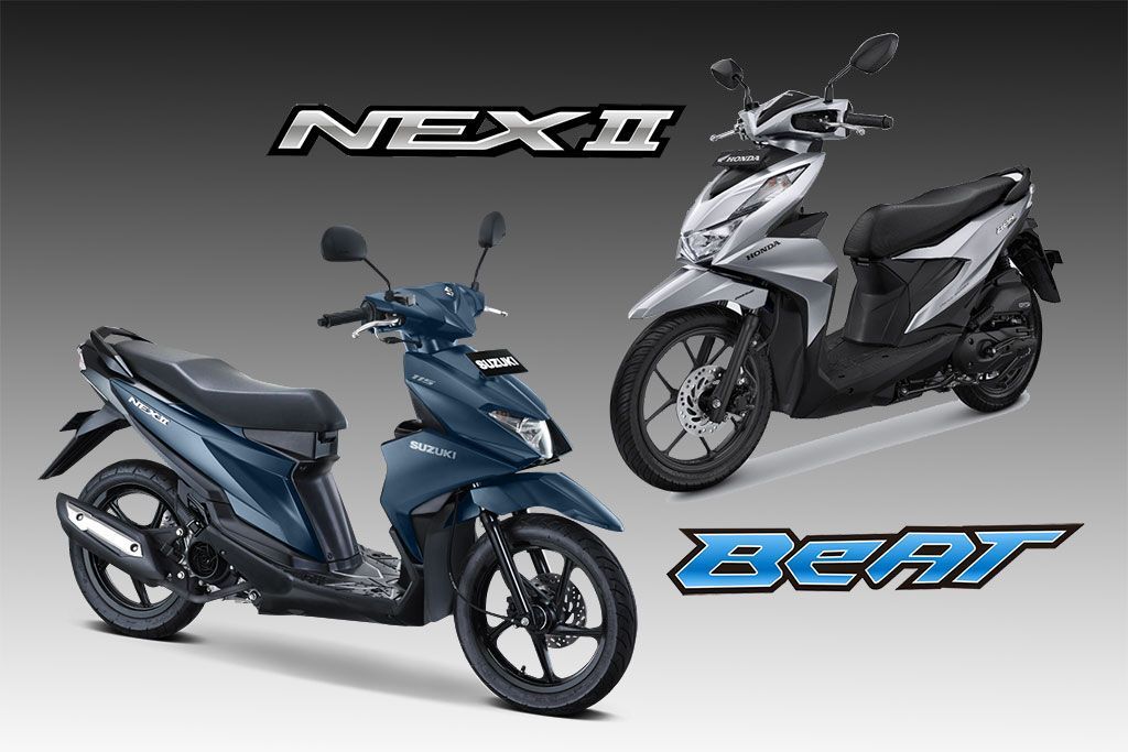 Harga Beda Tipis, Pilih All New Honda Beat Deluxe atau Suzuki Nex II Elegant