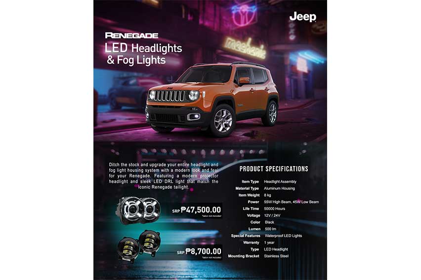 Jeep Renegade Accesories Promo 2021