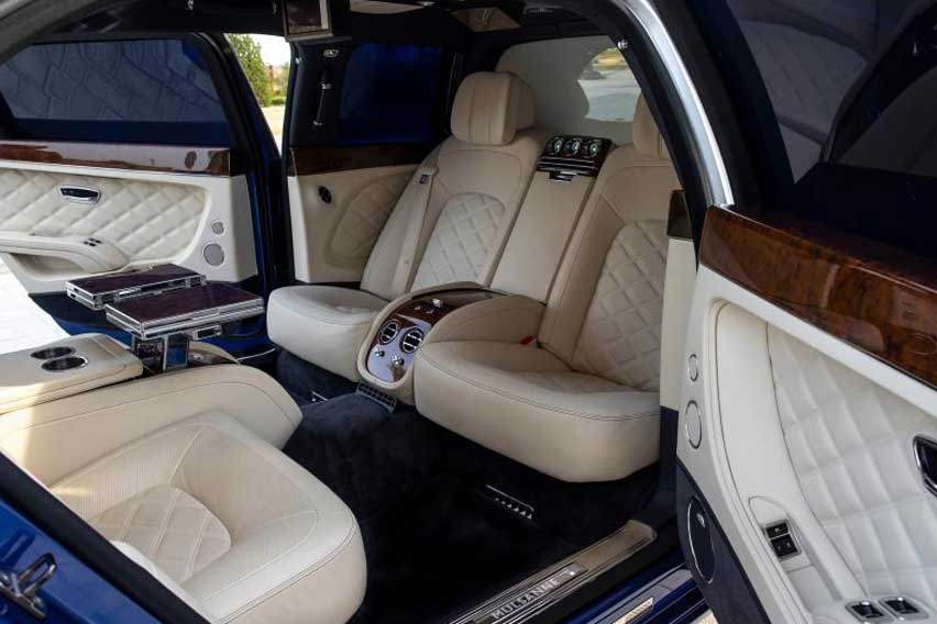 Bentley Mulsanne Grand limousine cabin