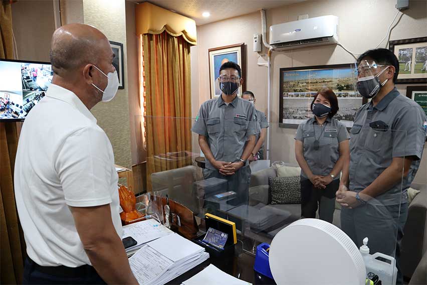 Yokohama donates tires for the emergency service vehicles in Mabalacat, Pampanga