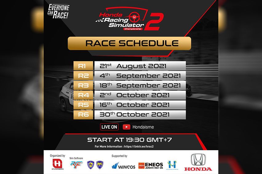 Honda Racing Simulator Championship 2021