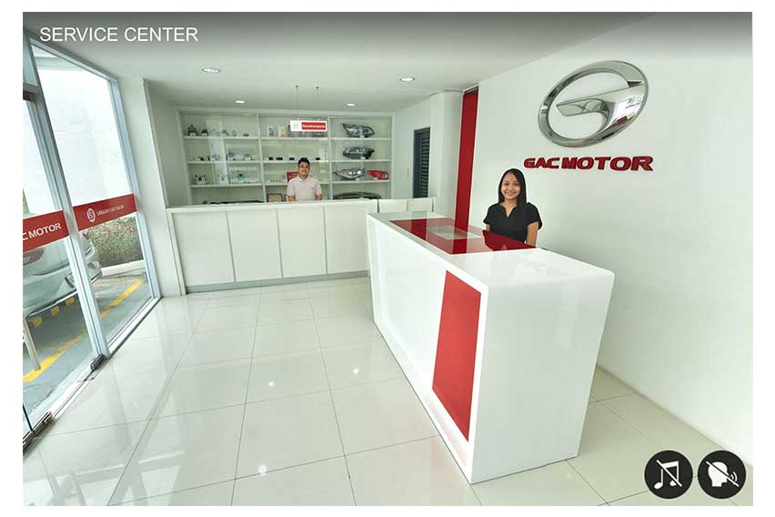 GAC Motor Metrowalk Pasig Virtual Tour