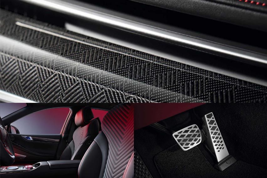 2022 Genesis G80 Sport cabin details