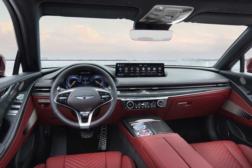 2022 Genesis G80 Sport cabin features