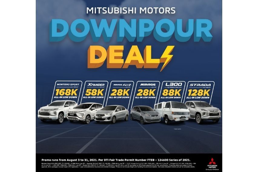 Mitsubishi Downpour Deals Promo (August 2021)