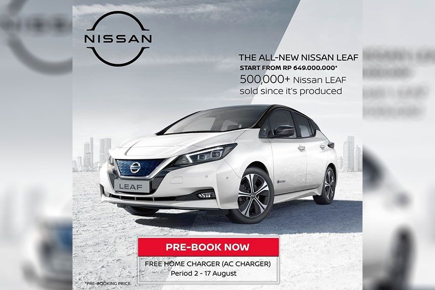 Nissan Leaf Melantai di Indonesia 18 Agustus 2021, Harga Lebih Murah dari Hyundai Ioniq