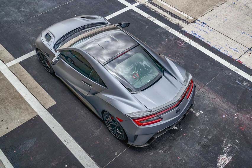 2022 Acura NSX Type S top-view