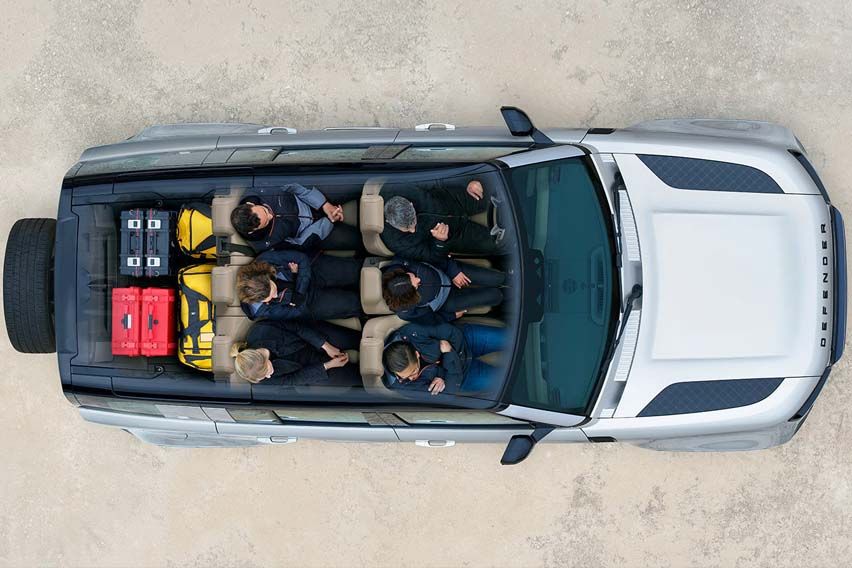 Land Rover Defender capacity