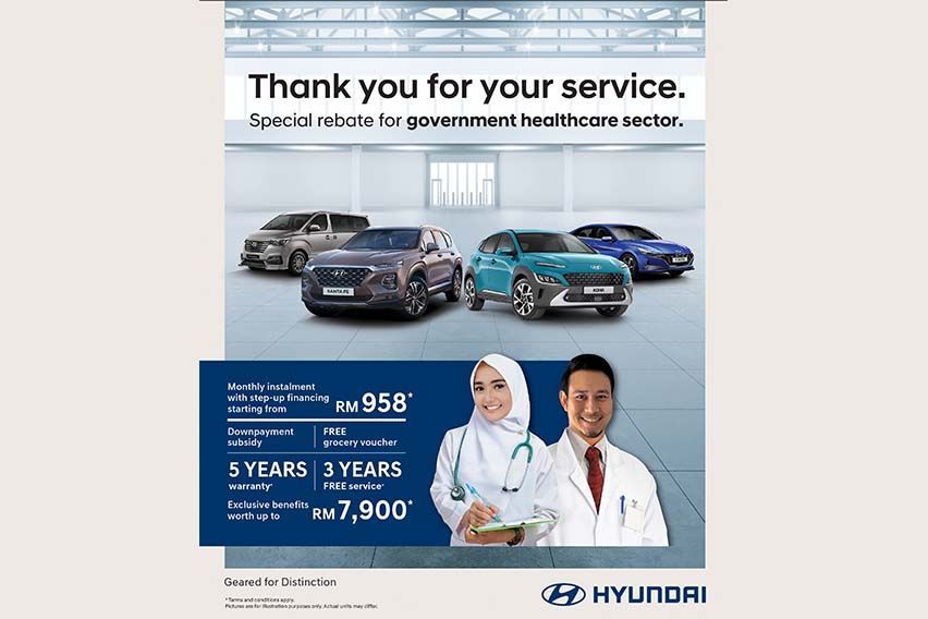 Hyundai Malaysia offers special rebates and goodies to COVID-19 frontliners