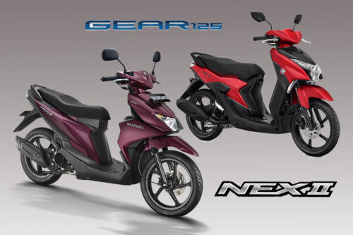 Harga Beda Tipis, Pilih Suzuki Nex II Elegant atau Yamaha Gear 125 S Version
