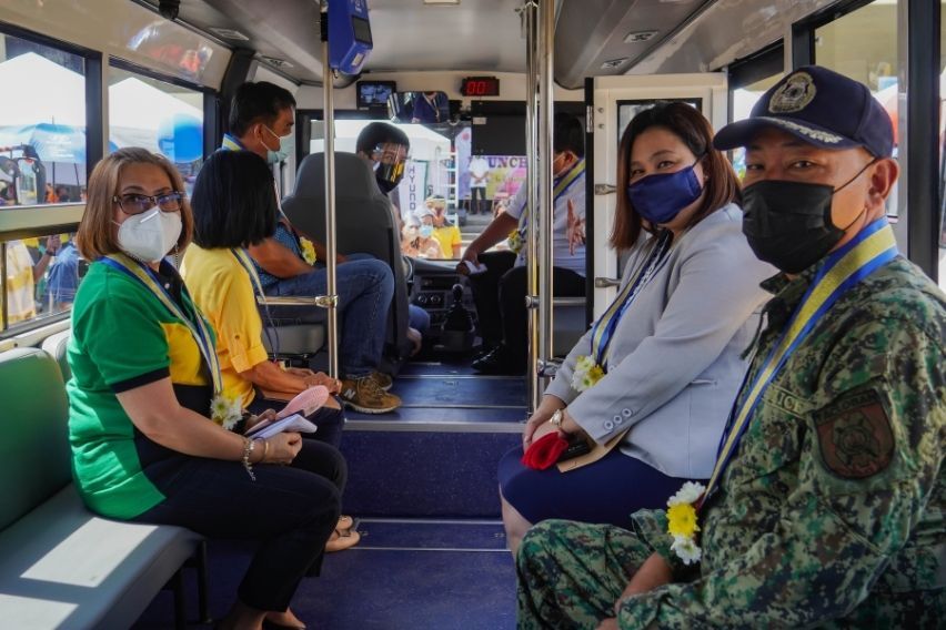  Hyundai turns over HD50S Class 2 modern jeepneys to Tacloban City