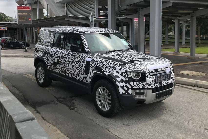 Upcoming 2021 Land Rover Defender captured in Malaysia 