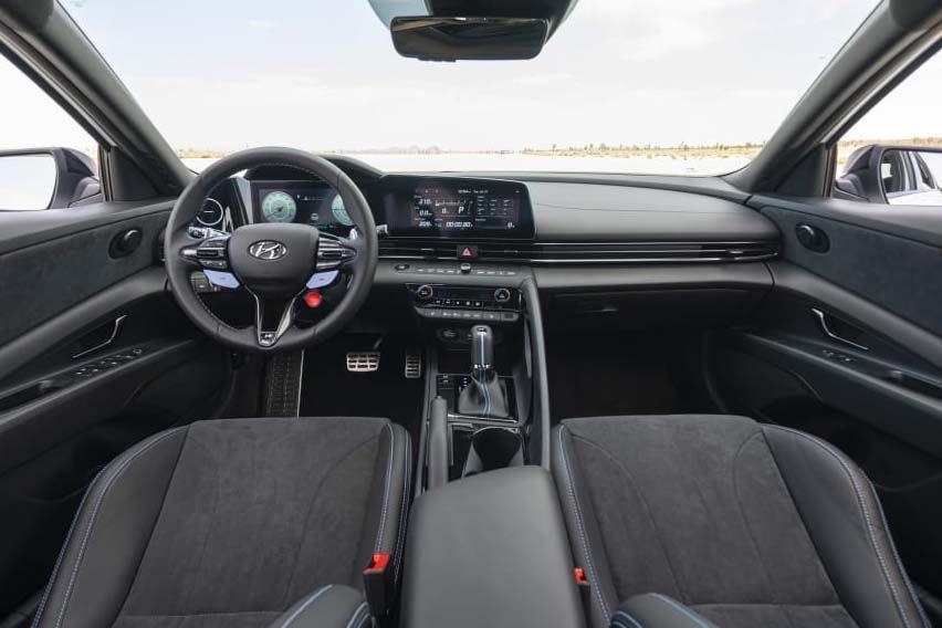 2022 Hyundai Elantra N interior