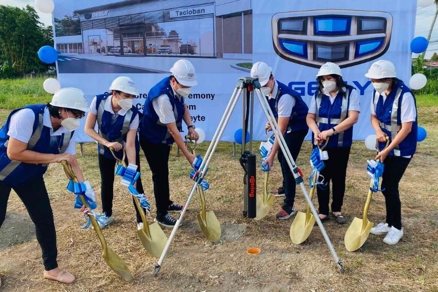Geely PH breaks ground on new dealerships in Calamba, Tacloban, and Bacolod