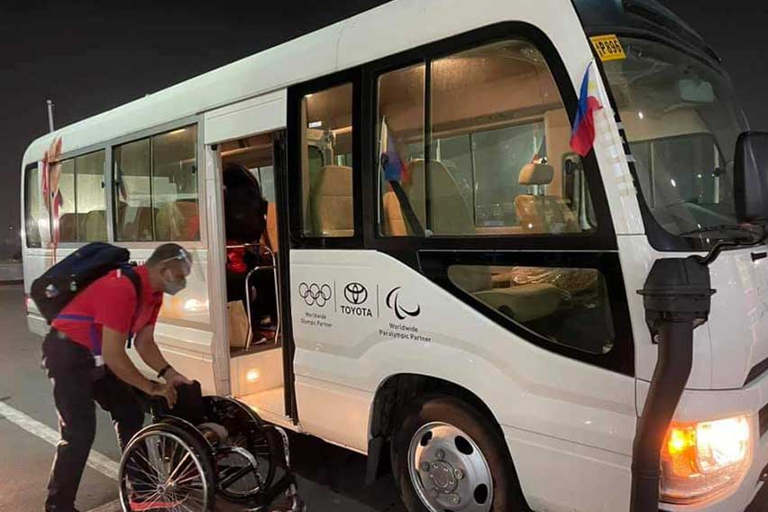 Philippine Paralympic Commission's Toyota Coaster