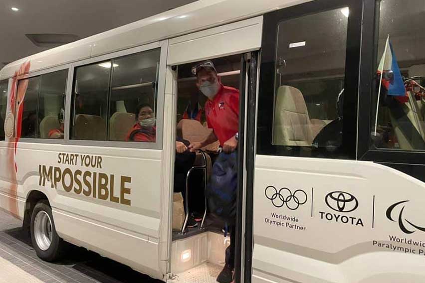 Philippine Paralympic Commission's Toyota Coaster