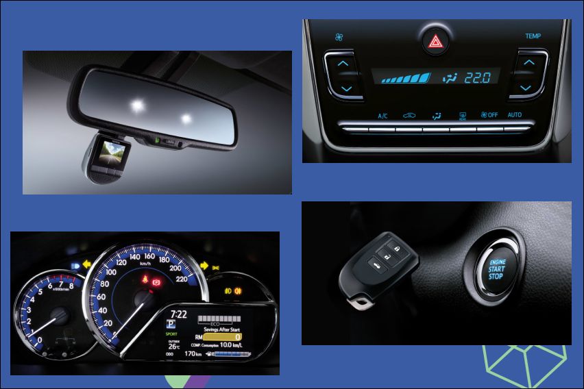 Toyota Vios cabin features