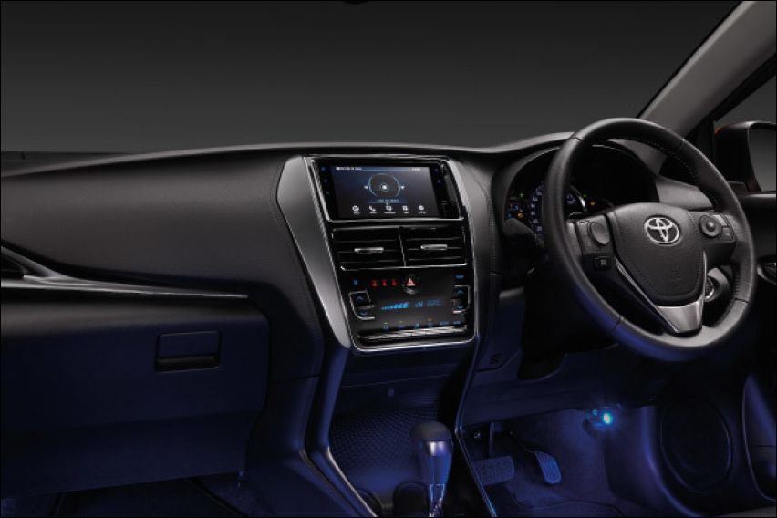 Toyota Vios dashboard