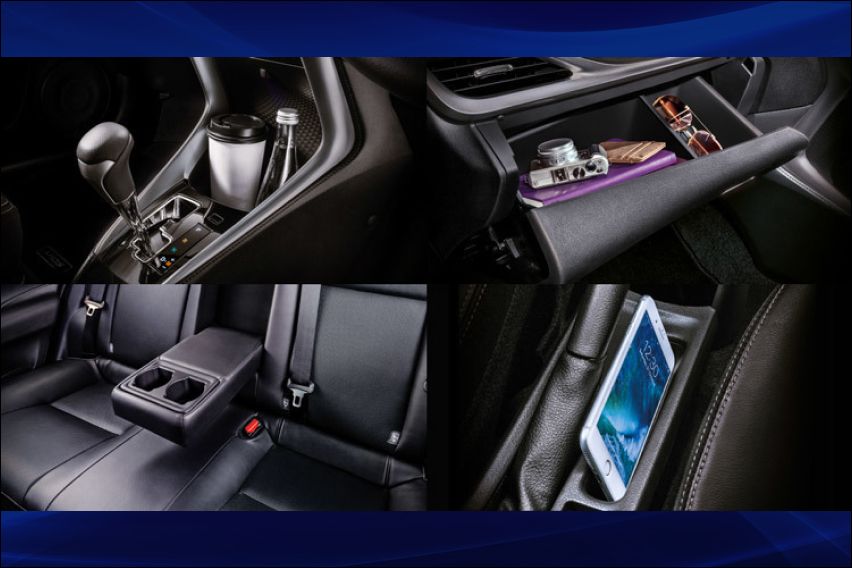 Toyota Vios storage space