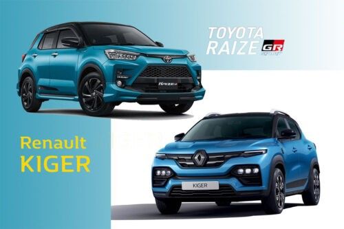 Komparasi Renault Kiger Vs Toyota Raize GR Sport, Mana Lebih Unggul?
