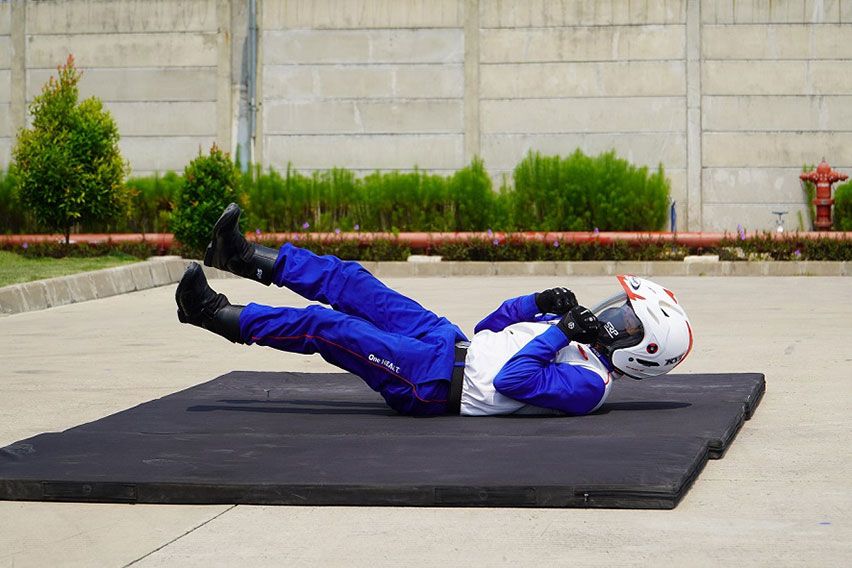 tips jatuh dari motor