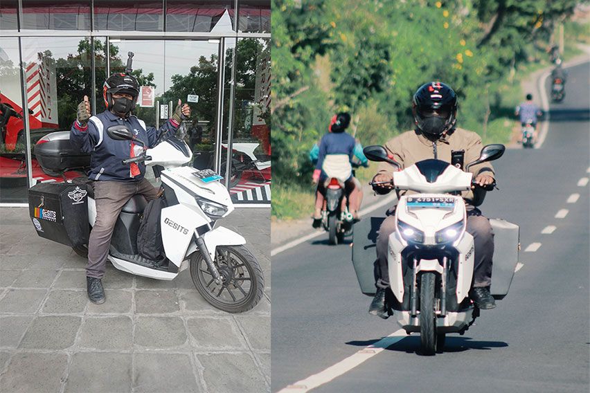 Maman touring Gesits