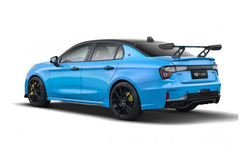 Lynk & Co 03+ Cyan Edition details