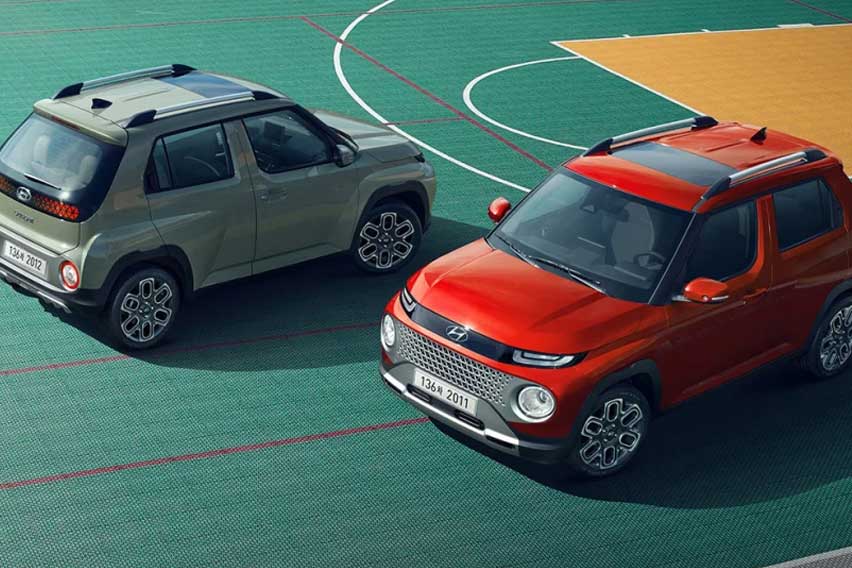 Hyundai Casper front and rear