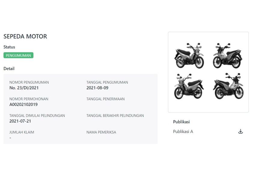 Paten Honda XRM125 di Indonesia