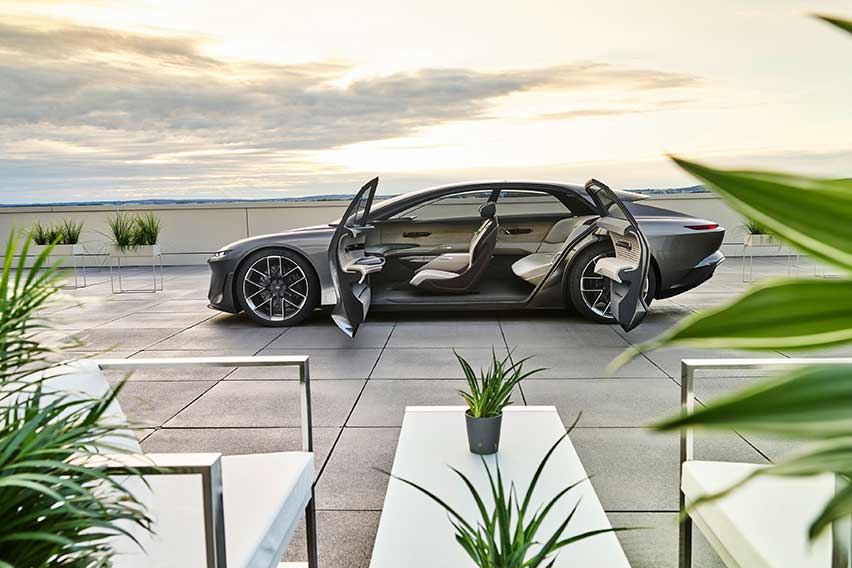 The Audi Grandsphere concept is a first-class lounge