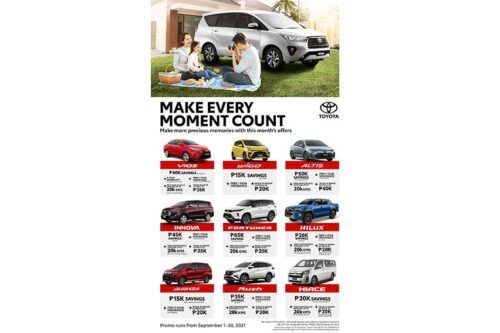Sept. savings:  Toyota rolls out discounts and low DP deals