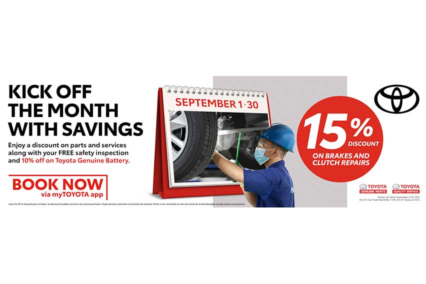 Toyota Promo September 2021
