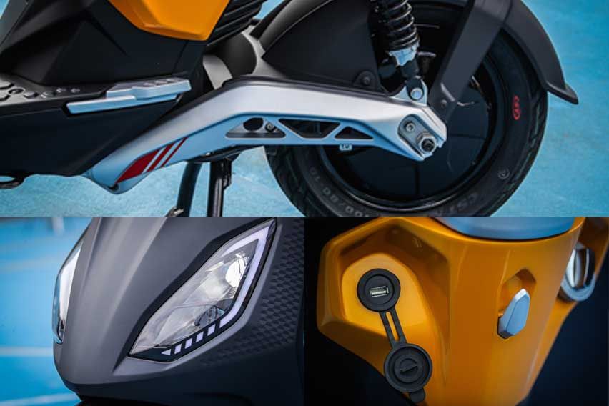 Piaggio 1 e-scooter features