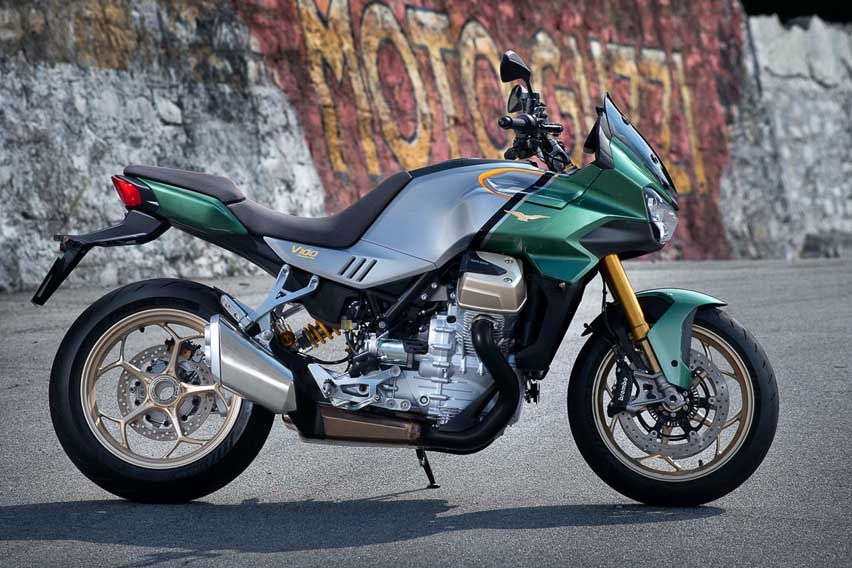 Moto Guzzi V100 Mandello details