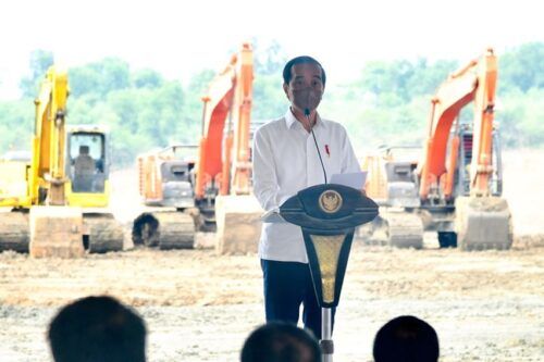 Jokowi Apresiasi Pembangunan Pabrik Baterai Kendaraan Listrik Pertama di Indonesia