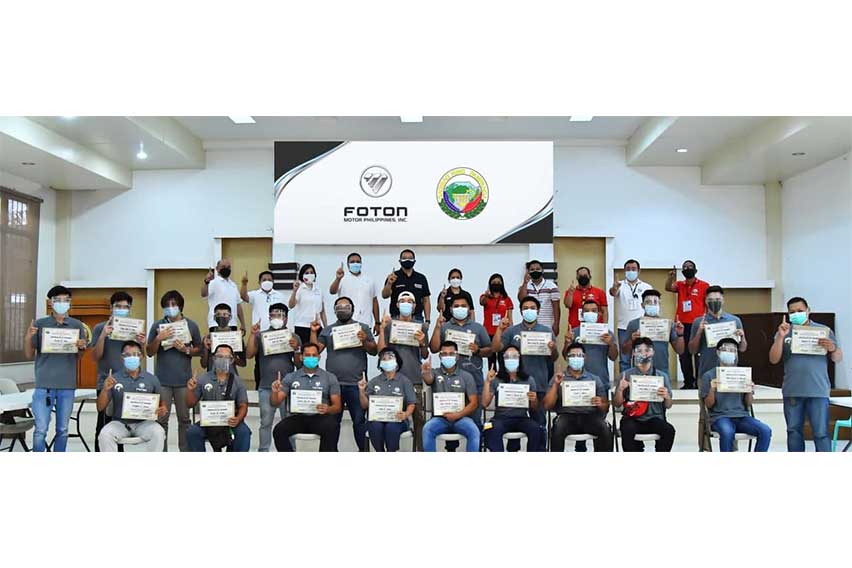 Foton Academy continues support for scholars in auto servicing training