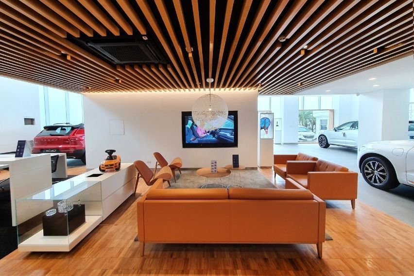 Volvo showroom