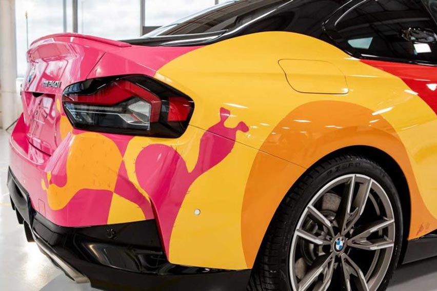 BMW 2 Series unofficial art car features