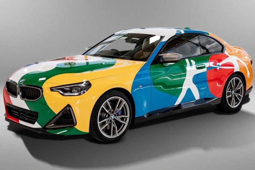 Here's a colourful BMW 2 Series unofficial art car 
