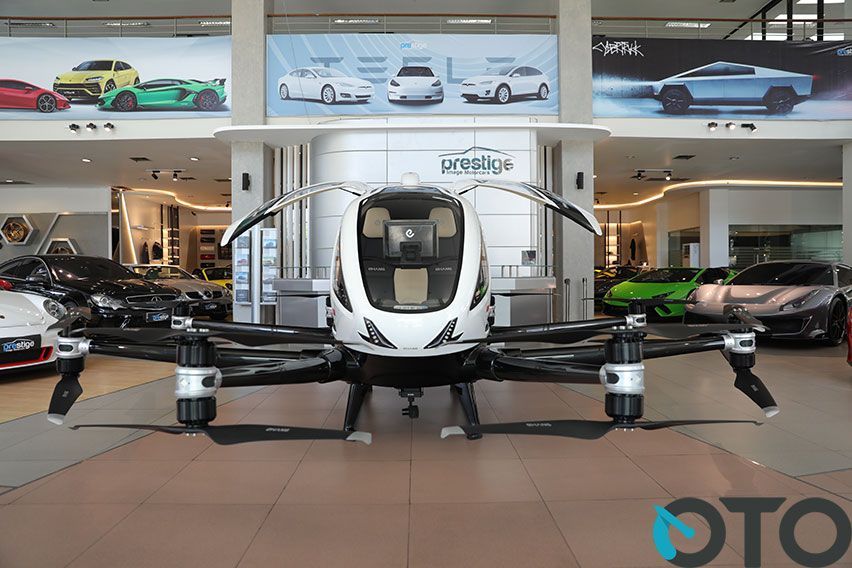 Impresi Pertama Bertemu Ehang 216, Mobil atau Drone Terbang?