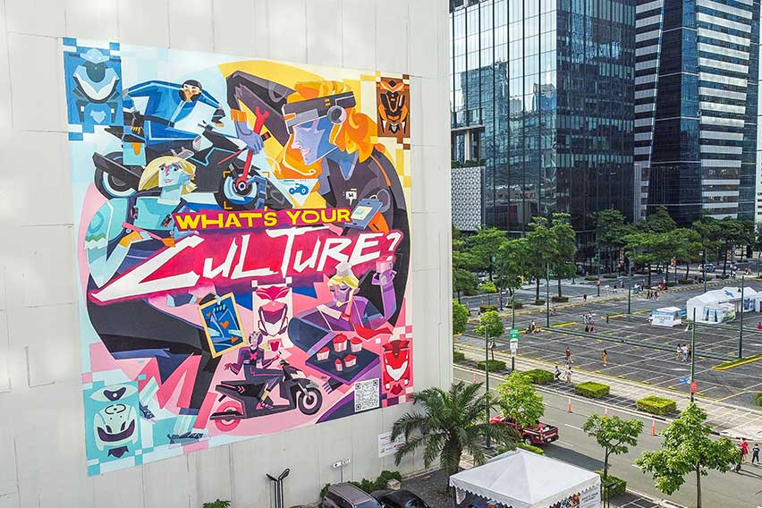 Yamaha Mio campaign featured in new BGC mural