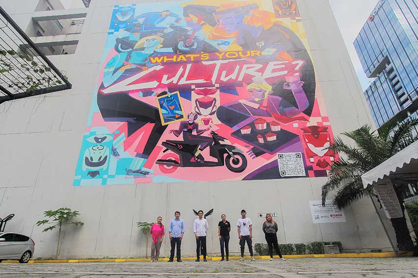 Yamaha Mio Mural in Bonifacio Global City (BGC)
