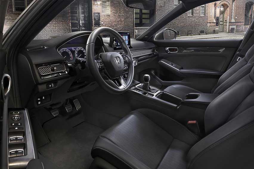 New Honda Civic hatch cabin