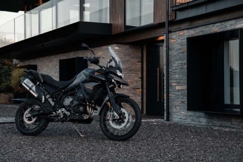 This is the 250 unit limited Triumph Tiger 900 Bond Edition